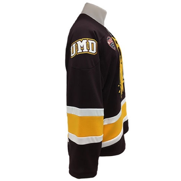 Men's Hockey Replica Twill Away Jersey by K1 Sportswear Minnesota Bulldogs - Picture 2 of 5